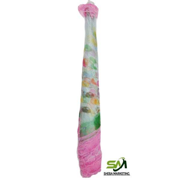 বাচ্চাদের মশার ছাতা নেট-(বেলুন প্রিন্ট) mosquito net – Light Pink - Image 3