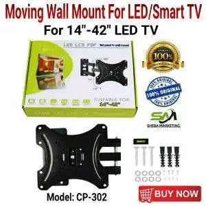 LED And Smart TV Moving Wall Mount For 14 to 42 Inches TV CP 302 Model
