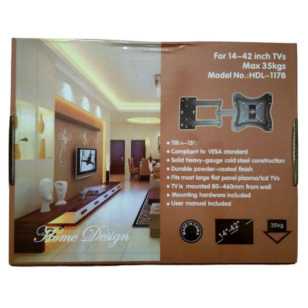 Smart and LED TV Moving WallMount For 14 to 42 TV HDL-117B model - Image 13