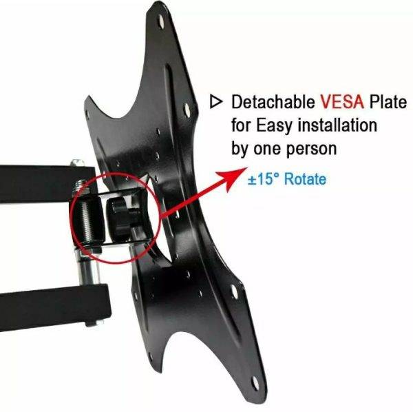 Smart and LED TV Moving WallMount For 14 to 42 TV HDL-117B model - Image 3