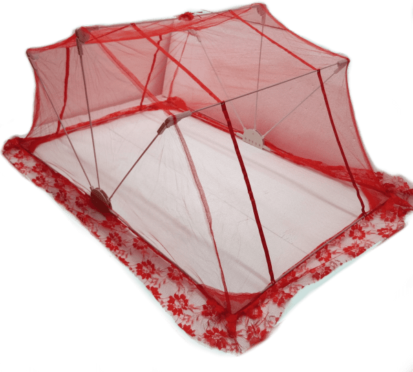 Baby Mosquito Folding Net Queen Pink Thai Quality - Image 4