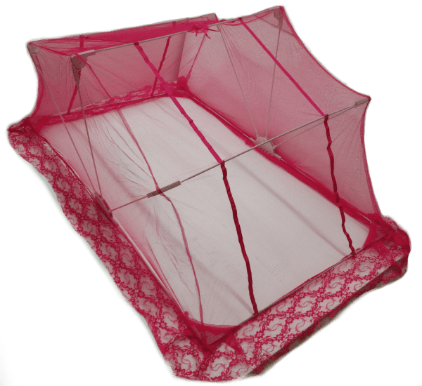 Baby Mosquito Folding Net Queen Pink Thai Quality - Image 2