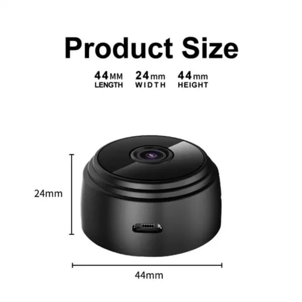 A9 Mini WiFi Smallest Camera in hand