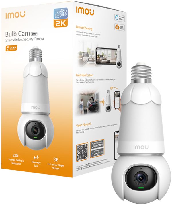Imou 3MP Light Bulb Camera